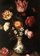Ambrosius Bosschaert Still Life with Flowers in a Wan-Li vase. Spain oil painting artist